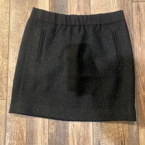 LOFT Black Pencil Mini Skirt for Work